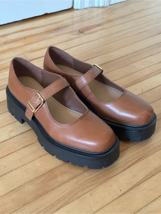 Aldo Shoes - EUC Aldo Leather Chunky Mary Janes size 10